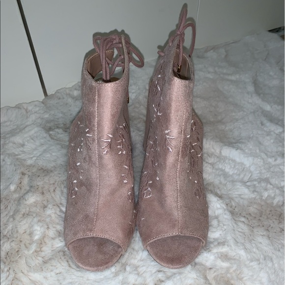 charlotte russe open toe booties - Picture 4 of 5